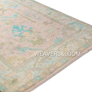 Vintage Hand Knotted Wool <b>Rug</b> Handmade <b>Rug</b> Area <b>Rug</b> Bedroom Living Room Dining Area Office <b>Pastel</b> Hand Knotted <b>Pastel</b> Area <b>Rug</b> - Product Image 2