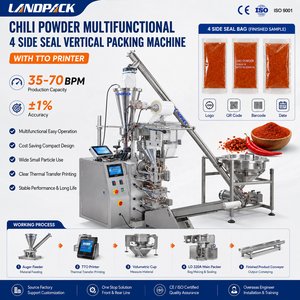 Machine d'emballage automatique pour <span class=keywords><strong>couscous</strong></span>, herbes, céréales, sel, sucre, poudre de piment, paprika Nimco, mélasse, sachets de chicha - Product Image 1