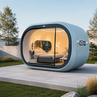 Offre Spéciale – Maison Capsule Modulaire Préfabriquée de Luxe Smart Apple Cabin avec Verre Panoramique pour Glamping Extérieur, Hôtel ou Pod de Resort
