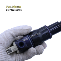 Piezas de automóvil 7422569105 22569105 7422459522 22459522 85020361 BEBJ1F11201 Inyector de combustible diésel para Volvo para inyector Renault