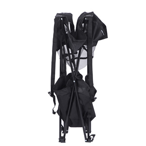 Outdoor Folding Square <b>Table</b> 56x56x63cm Durable Lightweight Black For Camping <b>Barbecue</b> Fishing Park Use - Product Image 3