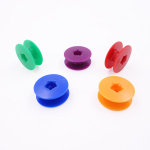 Tmg Colored Plastic Bobbins 100Pcs For Computerized Embroidery Machine <b>Sewing</b> Machine Parts - Product Image 4