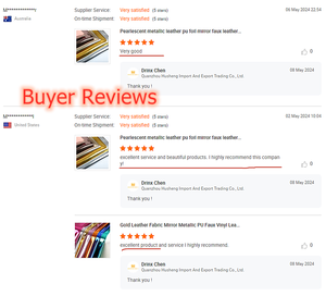 Pelle Sintetica Brevettata per Produzione di Calzature, Materiale in PU Metallizzato Oro - Product Image 4