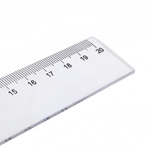 Règle en plastique transparente de haute qualité de 30 cm avec mesures métriques et impériales précises, règle droite durable et incassable - Product Image 5