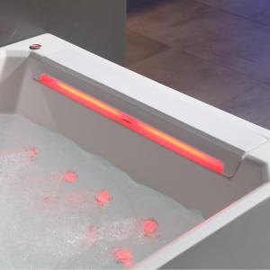 Baignoire Balnéo Commerciale Intérieure 2 Personnes 1,8 m avec Chauffage, <span class=keywords><strong>Bain</strong></span> à Eau Chaude, Baignoire <span class=keywords><strong>en</strong></span> Acrylique, Appui-tête et <span class=keywords><strong>Sortie</strong></span> d'Eau - Product Image 3