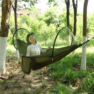 Hamaca Mosquitera de Poliamida de Apertura Rápida de 260*140cm, para Camping, Senderismo, Aire Libre, Todas las Estaciones, Capacidad de 200kg, Anti-vuelco, con Asas - Product Image 5