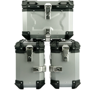 Accessoires de moto universels 30L/45L, boîtes latérales arrière en alliage d'aluminium à dégagement rapide, design imperméable anti-collision, marque TL