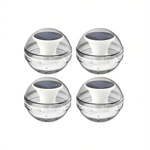Lampes solaires flottantes pour piscine, 4 pièces, LED multicolores, étanches IPX7, éclairage extérieur pour jardin, alimentées par énergie solaire, résistantes à l'eau - Product Image 1