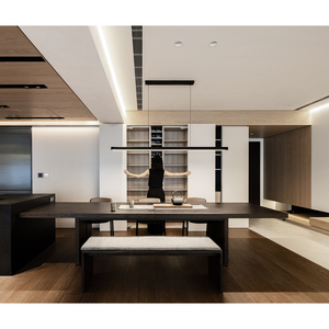 Ensemble de meubles de chambre principale de villa penthouse de luxe, mobilier de chambre complète moderne pour hôtel 5 étoiles, suite avec lit king size surdimensionné - Product Image 3