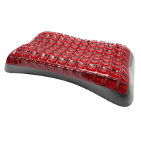Großhandel Kühlendes Hochwertiges Luxus-Gel-Memory-Foam-Kissen Weich Anti-Schnarch Polyester-Stoff Umweltfreundlich Quadratisches Muster Bett