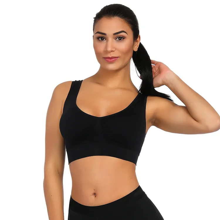 HEXIN Preço Especial Ajustável Mulheres Casual Vest Seamless Tube Sleep Bra Confortável