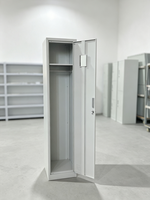 Armoire métallique à 1 porte en acier, écologique et durable, pour salle du personnel, prix d'usine