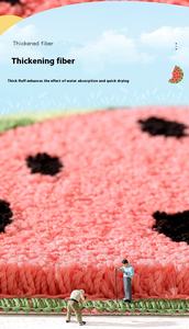 Alfombrillas de puerta modernas de flocado absorbentes antideslizantes de secado rápido gruesas de tamaño pequeño para suelos de cocina de dormitorio con respaldo antideslizante - Product Image 6