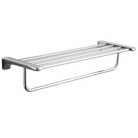 Ensemble d'accessoires de salle de bain en acier inoxydable SUS304 robuste, kit de quincaillerie mural moderne pour projets hôteliers commerciaux