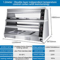 Elektrischer Edelstahl-Wärmeisolierungsschrank & Lebensmittelbehälter für Restaurant-Buffet-Service