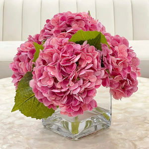Hortensias artificiales al por mayor de alta calidad para bodas y decoración del hogar para Navidad - Product Image 4
