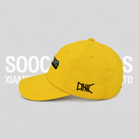 Casquette de baseball Soochic de haute qualité à 6 panneaux en nylon avec broderie personnalisée, boucle métallique, imperméable, sportive pour adultes