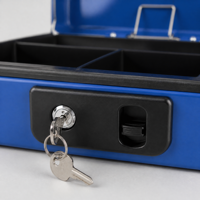 Umweltfreundliche personalisierte metall digitale geld box mit schloss und schlüssel