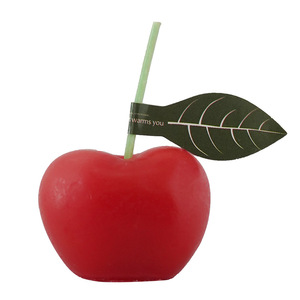 Cute Decoration 4 Pcs Little Cherry Art Candle Gift Set Scented Candles With Packaging Box