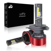 Bohlam Lampu LED Mobil 7035 Chip H4 H7 H11 9005 9006 6500K Putih Dingin Lampu Depan Mobil Lampu Kabut Terang Tinggi Lampu LED Mobil