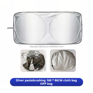 Di alta qualità Custom pieghevole parasole per auto in poliestere protezione solare UV con stile Business di lusso - Product Image 4