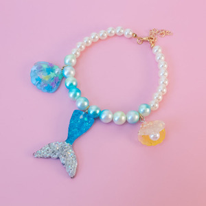 Sirena cola Shell colorido perla mascota <span class=keywords><strong>Collar</strong></span> perro gato <span class=keywords><strong>collar</strong></span> - Product Image 6