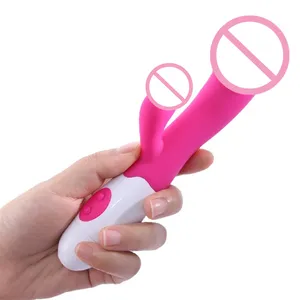 Hot Sex Products G Spot Female Rabbit Clitoris Juguetes Sexuales Sex Toys Rose vibrador Dildo Vibrator For Women