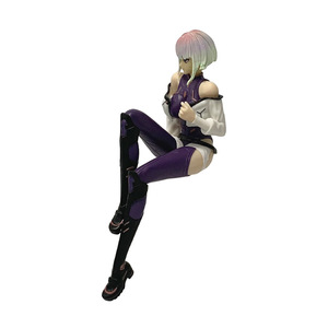 Figuras Coleccionables de Lucy y Rebecca Sentadas - Cyberpunk Edgerunners, Personajes de Anime, Modelos de Escritorio - Product Image 4