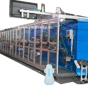 DNW Second Hand Full & Semi Automatic Sanitary Pads Napkins Making Production Machine Line