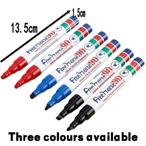 Pennarelli per Lavagna Bianca Permanenti Non Sbiadenti 2-5mm, Impermeabili di Alta Qualità, 3 Colori, Logo Personalizzato - Product Image 3