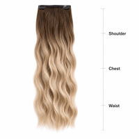 Extensions de cheveux russes Genius Weft à cuticules alignées, double épaisseur