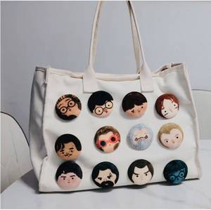 Set di Badge in Latta Personalizzati di <span class=keywords><strong>Harry</strong></span> <span class=keywords><strong>Potter</strong></span>, Distintivi delle Case di Hogwarts, Spilla da Bavero, Bottone Anime per Regali ai Fan, USA - Product Image 5