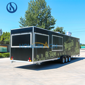 Trailer thực phẩm di động 10m đầy đủ nhà bếp Thương mại xe tải thực phẩm nhượng Bộ với trang bị đầy đủ tiêu chuẩn Châu Âu USA - Product Image 5