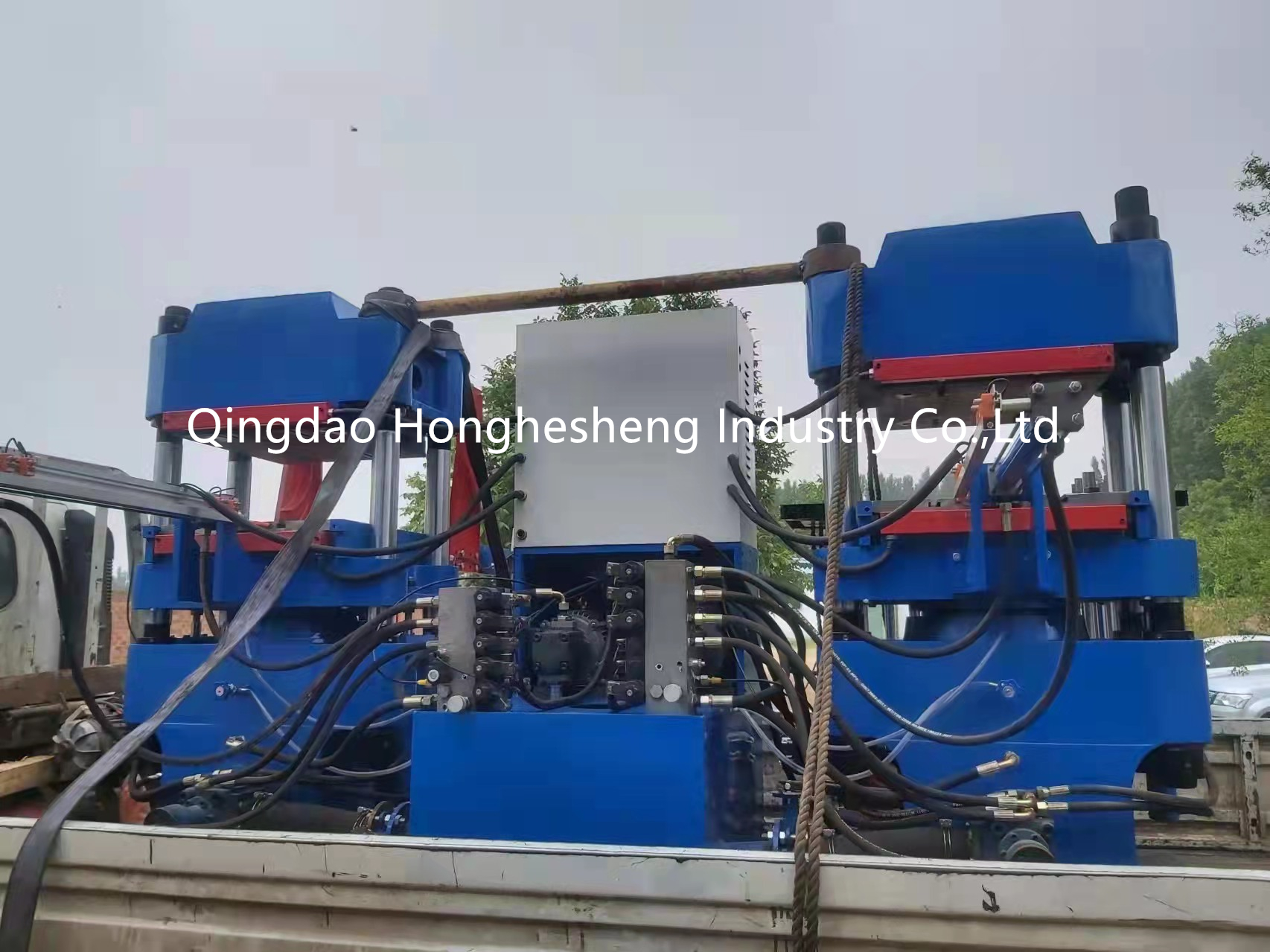 2RT Twin Vulcanizing Machine Producing Rubber Gasket