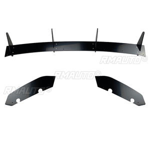 Difusor de Parachoques Trasero Negro Brillante para Coche, Alerón Protector de Parachoques Trasero para SEAT Leon Hatchback MK3 2013-2016 - Product Image 2