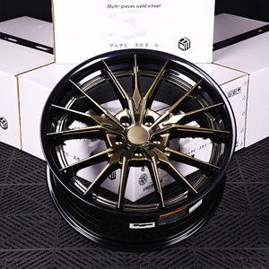Jantes forgées YIMI durables en 2 pièces, 18 19 20 21 22 pouces, 5x114.3 PCD, gris <span class=keywords><strong>mat</strong></span> pour Volkswagen <span class=keywords><strong>Golf</strong></span> <span class=keywords><strong>R</strong></span> - Product Image 2