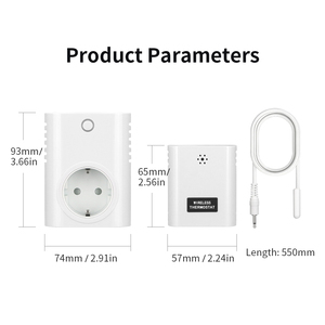<span class=keywords><strong>Enchufe</strong></span> Inteligente <span class=keywords><strong>WiFi</strong></span> AC110V 220V <span class=keywords><strong>con</strong></span> <span class=keywords><strong>Termostato</strong></span> Inalámbrico y App TUYA, <span class=keywords><strong>Enchufe</strong></span> Inteligente para Hogar, Compatible <span class=keywords><strong>con</strong></span> Enchufes de EE. UU. y UE - Product Image 5