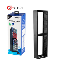 Support de rangement multifonctionnel SYYTECH 36 en 1 pour disques de jeu, cartes CD, boîtes de rangement pour PlayStation 4 PS4 Slim Pro, accessoires de jeu