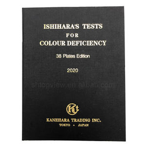 Best Selling TPV-301 Óptica Instrumento 38 Placa Optometria Cor Visão para Test Book - Product Image 1