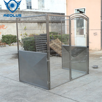 Großer Hundezwinger Umweltfreundlicher Galvalume-Hundezwinger Robuster Edelstahl Extra Großer Outdoor-Hundekäfig für Hundepensionen