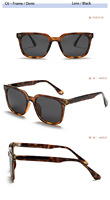 GJ KG2523 New European American Fashion TR90 Large Lunettes de soleil High-End Polarized Customizable Logo Women