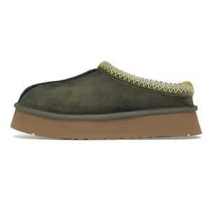 Sangpo femmes hiver chaussures thermiques <span class=keywords><strong>en</strong></span> peau de mouton Taz bottes de neige épaisse laine demi pantoufles Style ethnique orteil sans lacet respirant - Product Image 3