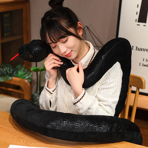 Juguete de Peluche de Serpiente del Zodiaco Unisex, Serpiente Falsa Realista Grande, Súper Suave, de Algodón PP y Poliéster Lavado, Accesorio para Bromas, Alivio del Estrés - Product Image 4