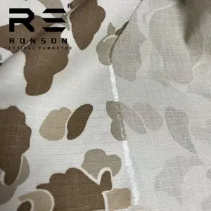 NC Duck Desert Camouflage Nylon Cotton Fabric NYCO Camo Printed Tactical Uniform Camouflage Fabric