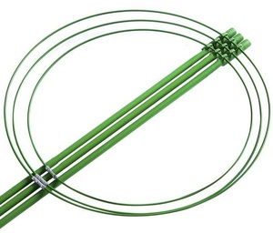 Cages de soutien pour plantes de 18 pouces avec 3 anneaux réglables, lot de 3 (30 pouces) - Product Image 3