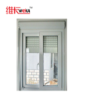 Double fenêtre coulissante avec rouleau électrique fenêtre métallique volets extérieurs réglables volet roulant