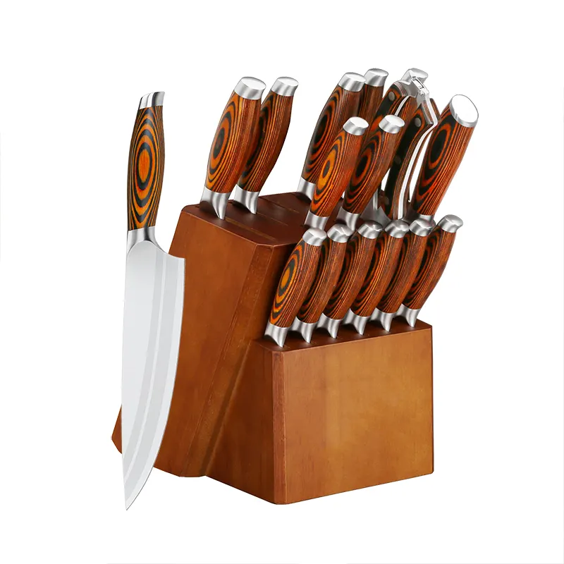 Di alta qualità set di coltelli da cucina coltello in acciaio inox set di blocco