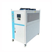 Refroidisseur d'eau industriel 10hp 30kw avec réservoir d'eau 200L et pompe à eau SS304