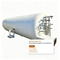 Réservoir de stockage cryogénique d'GNL d'occasion, à double paroi isolé sous vide, cuve sous pression, conception certifiée pour terminal d'GNL aux EAU 5-200m 1