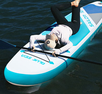 Planche de surf gonflable en PVC brossé épaissi, planche de paddle universelle SUP pour défi extrême